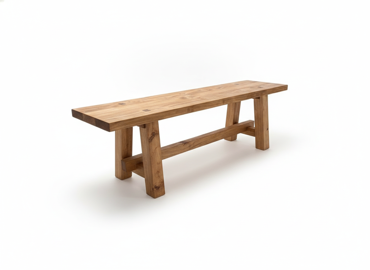 Banca de madera Sólida Elegante 150 cm