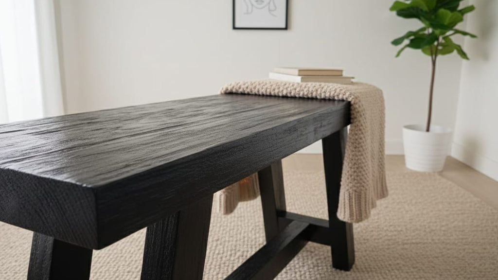 Banqueta Chincol Negra 100 cm
