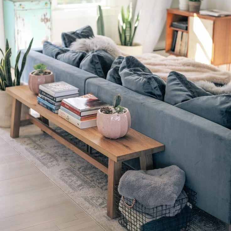 Banca de madera Sólida Elegante 150 cm