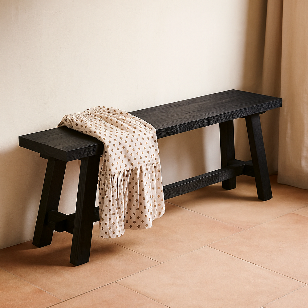 Banqueta Chincol Negra 100 cm