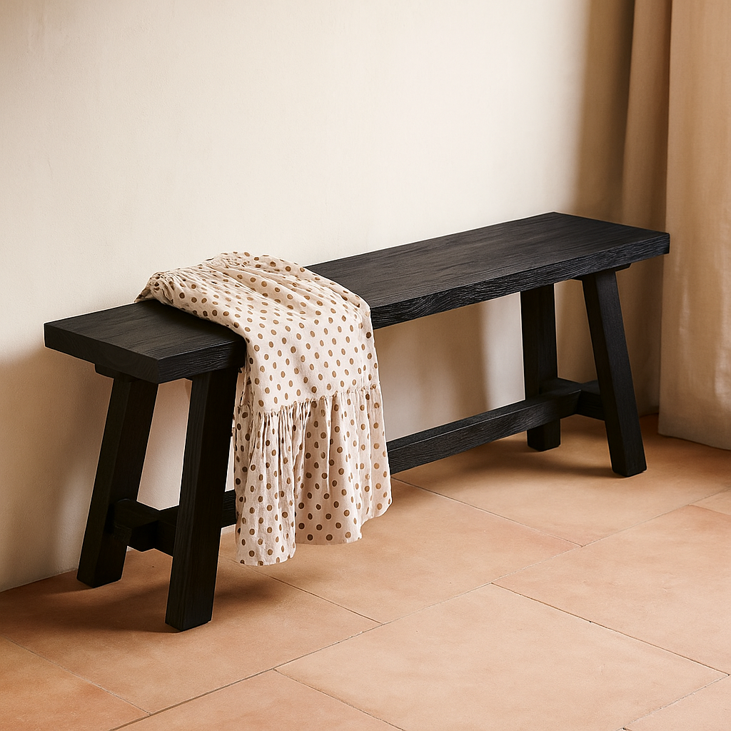 Banqueta Chincol Negra 100 cm